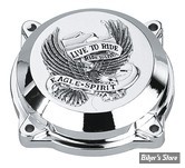 PIÈCE N° 04 - Couvre carburateur Keihin CV - OEM 27040-88 / 27261-96 - EAGLE SPIRIT / Chrome