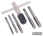 - KIT DE TARAUDS - ZODIAC - UNC - LES 6 TARAUDS AVEC OUTIL 