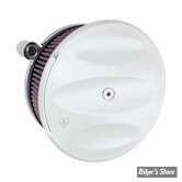 FILTRE A AIR A.NESS -  BT93/99 - STAGE 2 - FILTRE STANDARD AVEC Cache Scalloped Chrome - 18-802