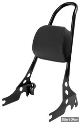 -  KIT SISSY BAR  DETACHABLE - ONE PIECE - SPORTSTER 04UP - OEM 51146-10A sissy bar / coussin 52631-07 - NOIR - ZODIAC