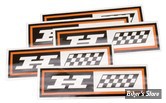 ECLATE A - PIECE N° 08 - DÉCALCOMANIE - FLH - OEM 62535-65 - LES 5 PIÈCES