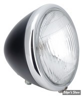 ECLATE K - PIECE N° 01 - 6V - PHARE DE REMPLACEMENT 36/54 - CYCLE RAY SPRINGER - 12VOLT - OEM 67701-35 / 4901-35 - NOIR / CHROME