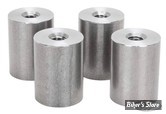 ENTRETOISE CYLINDRIQUE - FILETAGE 1/4"-20 - DIAMÈTRE EXT : 19,05MM - LONGUEUR  : 25,40MM - ACIER - 000087 - LES 4 PIÈCES