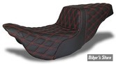 - SELLE  DNA - TOURING 08/23 - King Seats DNA Step 2-Up Seat - NOIR / COUTURES : ROUGE A DOUBLE LOSANGE - M-ST-2014DR