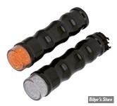 POIGNEES - RBS - 84UP - STANDARD - AVEC CLIGNOTANTS LED - NOIR - RBS 00-151E