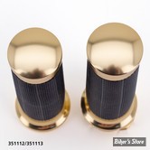 POIGNEES ZODIAC - TORNADO II - TBW TIRAGE ELECTRONIQUE - CAOUTCHOUC : NOIR - LISSE / BRONZE