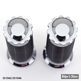 POIGNEES ZODIAC - TORNADO II - TBW TIRAGE ELECTRONIQUE - CAOUTCHOUC : NOIR - TURBO / CHROME