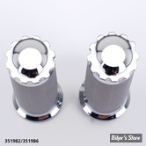 POIGNEES ZODIAC - TORNADO II - TBW TIRAGE ELECTRONIQUE - CAOUTCHOUC : GRIS - TURBO / CHROME