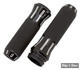 POIGNÉES - ZODIAC - TIRAGE PAR CÂBLES HD 82UP / 1" - COBRA / NOIR DÉCOUPES CLAIRES