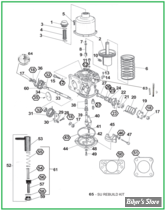  PIÈCE N° 00 - ECLATE DES PIECES CARBURATEUR SU ELIMINATOR II