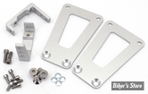 FOURCHES ÖHLINS 43MM : KIT SUPPORTS DE GARDE BOUE -  ANODISÉ CLAIR