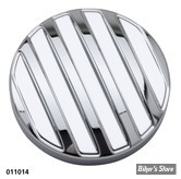 BOUCHON FACTICE - OEM 57300128 - SOFTAIL 2018UP - CHROME / RAINURE