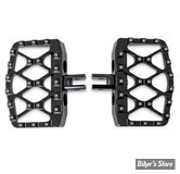  - REPOSES PIEDS AVANT - SOFTAIL 2018UP  - BURLY - MINI PLATEFORME MX EVOLUTION - NOIR - B13-1019B