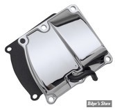DOC A / PIÈCE N° 43 - COUVERCLE SUPERIEUR DE BOITE - OEM 34800025 / 34800031 / 25700453 / 62372-09 - MILWAUKEE-EIGHT® 17/23 - ZODIAC  - CHROME