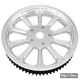 66 DENTS / 1" - POULIE ARRIÈRE - OEM 40325-07 / 42200135 - CUSTOM  STYLE - PERFORMANCE MACHINE - CONTOUR SERIE - REVEL - CHROME