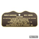 PLAQUE CAUTION - WLC 1942 - OEM 3531-41M