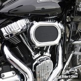 - FILTRE A AIR A.NESS - MILWAUKEE EIGHT TOURING 17UP / SOFTAIL 18/24 -  Stage II Oval Upgrade air cleaner kit - FINITION :  CHROME - 600-195