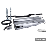  SILENCIEUX MCJ REGLABLES - SPORTSTER 17UP - EC - ROYAL 80 - FINITION : CHROME