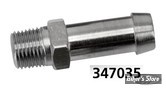 ECLATE K - PIECE N° 04 - RACCORD D'HUILE - OEM 63533-41 - BIGTWIN 68/91 - 1/8"-27 NPT - CHROME - LA PIECE