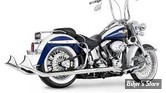 - ECHAPPEMENT - FREEDOM PERFORMANCE -SOFTAIL 86/06 - UPSWEPT TRUE-DUAL FISHTAIL - CHROME - HD00954