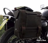 BURLY - SACOCHES BURLY - VOYAGER THROW-OVER SADDLEBAGS - COULEUR : DARK OAK - B15-1002D