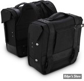 BURLY - SACOCHES BURLY - VOYAGER THROW-OVER SADDLEBAGS - COULEUR : NOIR - B15-1002B 