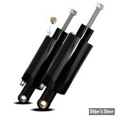 KIT SUSPENSIONS PNEUMATIQUES - PLATINIUM SUSPENSION - Simple Air Ride Kit For Twin Cam / Softail - SOFTAIL 00/17 - FINITION : NOIR BRILLANT - PAS-0000-ST-B