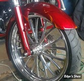 21 x 3.50 - ROUE ULTIMA ALUMINIUM - APPLICATION CUSTOM AXE 1" - MANHATTAN - D-F - Manhattan Front Wheel  - POLI - 37-623