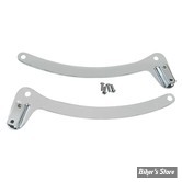 - PLAQUES DE SISSY BAR - ZODIAC - SPORTSTER 57/78 - CHROME