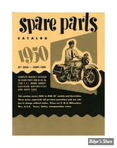 CATALOGUE DE PIECES DETACHEES - 1940/1952 - OEM 00000-00 - 45 WL/G 1940-1952 Spare Parts Book
