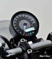 -  VELONA - COMPTEUR / COMPTE TOURS VELONA / DAYTONA  AVEC VOYANTS - 80MM ELECTRONIC SPEEDOMETER - GRADUATION / 260 KMH - NOIR /  LED BLANC - 87791