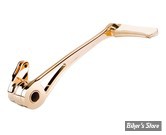 ECLATE J - PIECE N° 39 - PEDALE DE FREIN - TOURING 14UP - VITY'S DESIGN - Diamond Bagger Collection - Diamond Brake Arm - FINITION : PLAQUE OR 24 KARATS