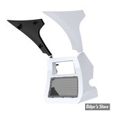 SPOILER - ADVANDBLACK (Pomona / California) - TOURING ROAD GLIDE 2023UP - FAIRING SPOILER KIT WITH SUPPORT BRACKET - SERIE RGSK24 - COULEUR : White Onyx Pearl - RGSK24-WHOP