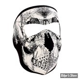 MASQUE INTEGRAL EN NEOPRENE - ZAN - SKULL FACE MASK - GLOW IN THE DARK 