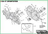  ECLATE J - PIECE N° 00 - ECLATE PIECES CARTER MOTEUR - SPORTSTER 04/17