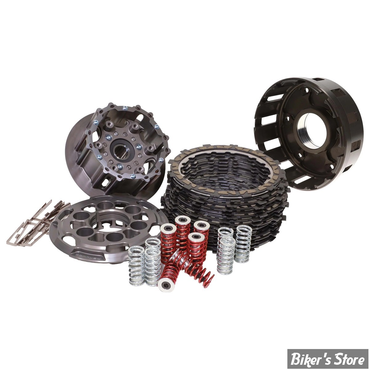 KIT EMBRAYAGE - EMB / CABLE - BIGTWIN 11/17 - REKLUSE - BIGTWIN TWINCAM 11/17 - APEX Clutch kit with basket -  RMS-6915104