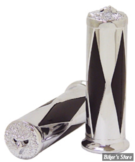 POIGNÉES - DIAMOND - ADAPTABLES - POUR GUIDON DE 1" - MID USA - Diamond / Aigle