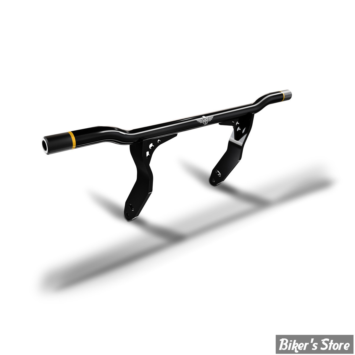 CRASH BAR - DYNA 91/17 - HeinzBikes Performance crashbar - EMBOUTS : GOLD - HB-PCB-FX-G