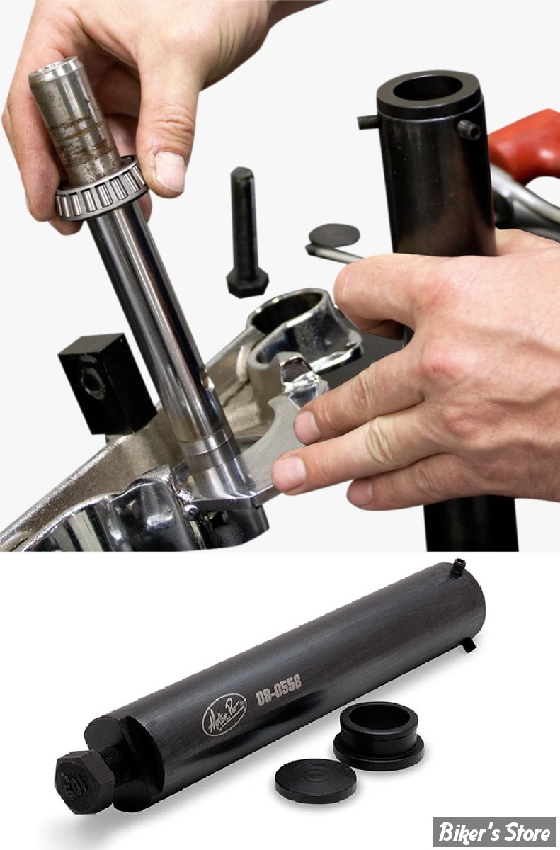 Outil d'extraction / INSTALLATION du roulement de colonne inferieur -  MOTION PRO - 08-0558 - Biker's Store