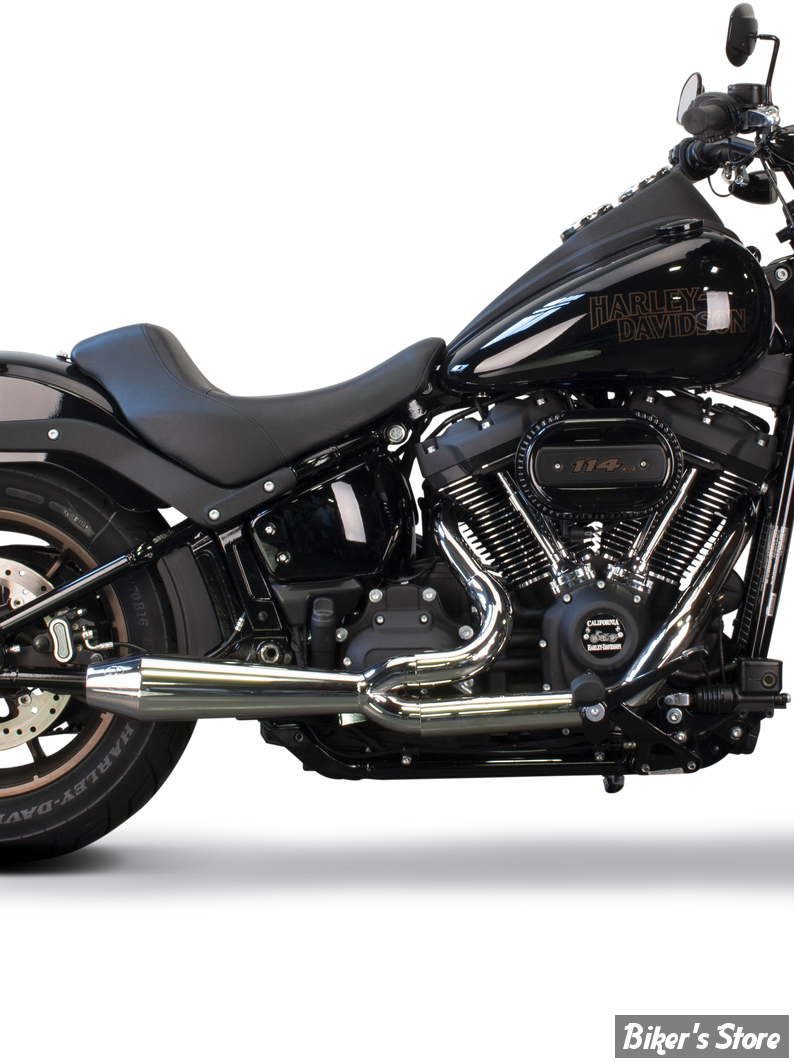 - ECHAPPEMENT - TWO BROTHERS RACING - SOFTAIL M8 FXBB / FXLR / FXFB / FLDE / FLSL - COMP-S 2/1 GEN II - INOX POLI - 005-4970199-P- 753104