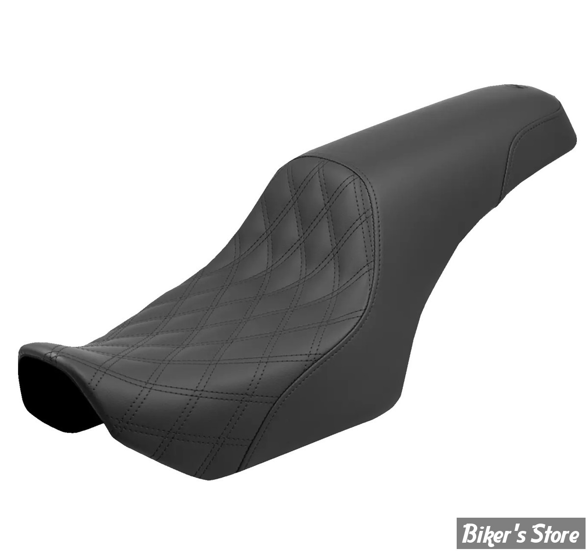 SELLE DUO - NIGHTSTER RH975 / RH975 S  22UP - SADDELEMEN - PROFILER SEAT - LS - NOIR / COUTURES : NOIR - 822-11-149