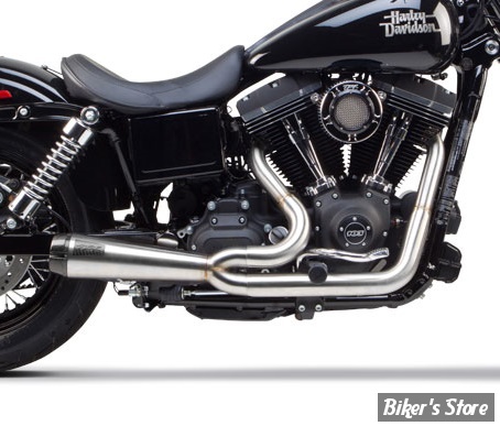 ECHAPPEMENT - TWO BROTHERS RACING - DYNA 06/17 - COMP-S 2-1 - ACIER INOX / EMBOUT : CARBONE - 005-3750199- 753117