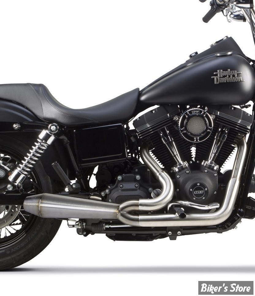 ECHAPPEMENT - TWO BROTHERS RACING - DYNA 06/17 - Megaphone Gen II 2-1 - ACIER INOX  - 005-4690199- 753114