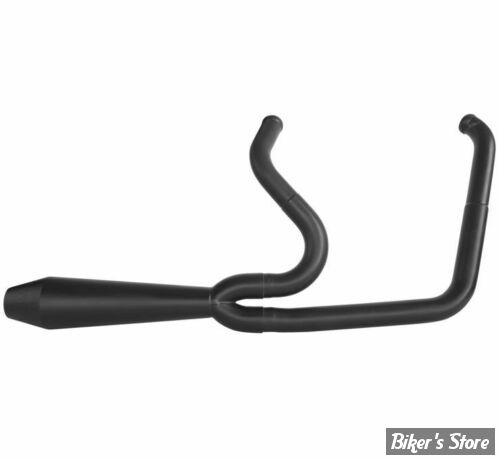 ECHAPPEMENT - TWO BROTHERS RACING - DYNA 06/17 - Megaphone Gen II 2-1 - ACIER INOX / NOIR  - 005-4690199-B- 753112