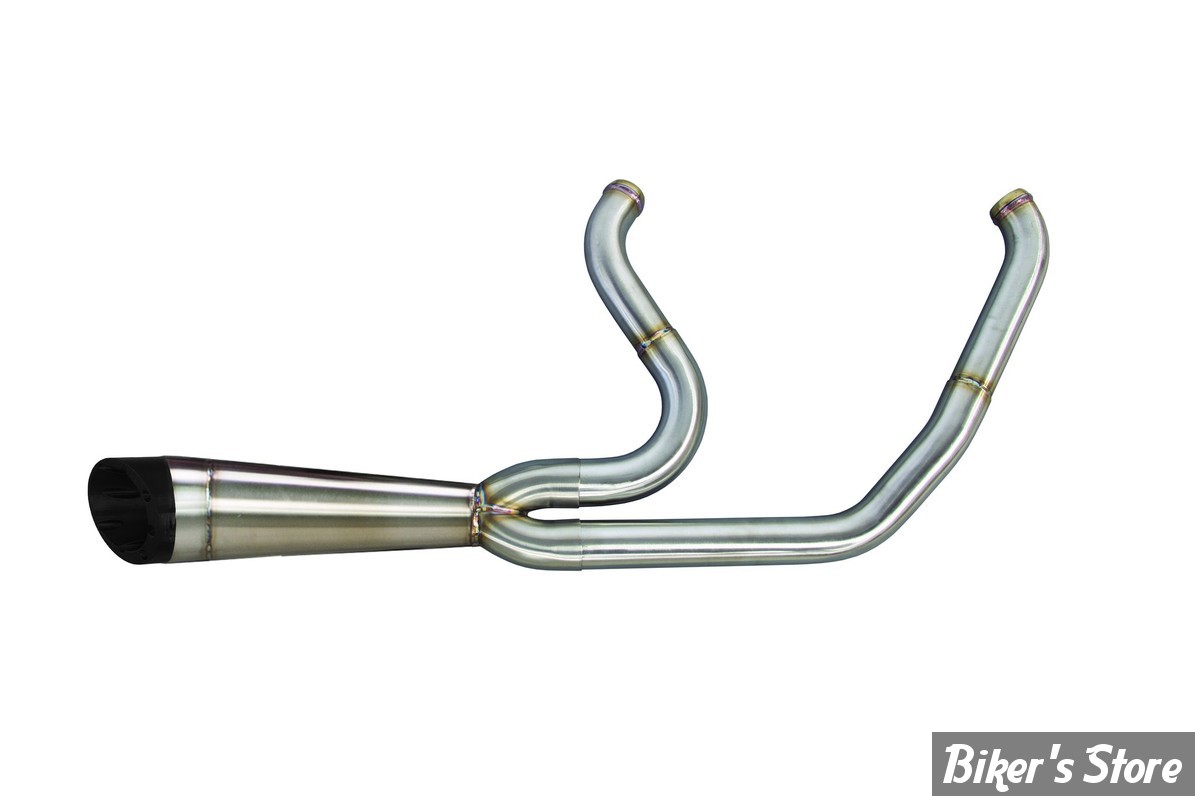 ECHAPPEMENT - TWO BROTHERS RACING - DYNA 06/17 - SHORTY TURNOUT - ACIER INOX  - 005-5130199- 753214