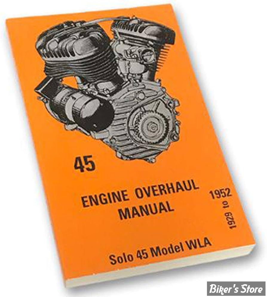 MANUEL D'ENTRETIEN / SERVICE MANUAL - 1929/1952 - WL  - OEM 00000-00 - Engine Overhaul Manual - V-TWIN