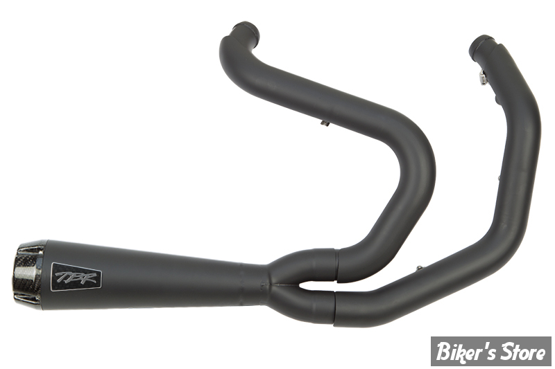 ECHAPPEMENT - TWO BROTHERS RACING - DYNA 99/05 - COMP-S 2-1 - ACIER INOX NOIR CERAMIQUE / EMBOUT : CARBONE - 005-4280199-B- 753116