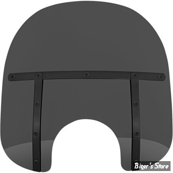 Pare brise détachable - MEMPHIS SHADES - Memphis Fats - DÉCOUPE DE PHARE DE 7" - Hauteur 15" / 38cm - NIGHT SHADES NOIR FUMÉ FONCÉ - MEB31210