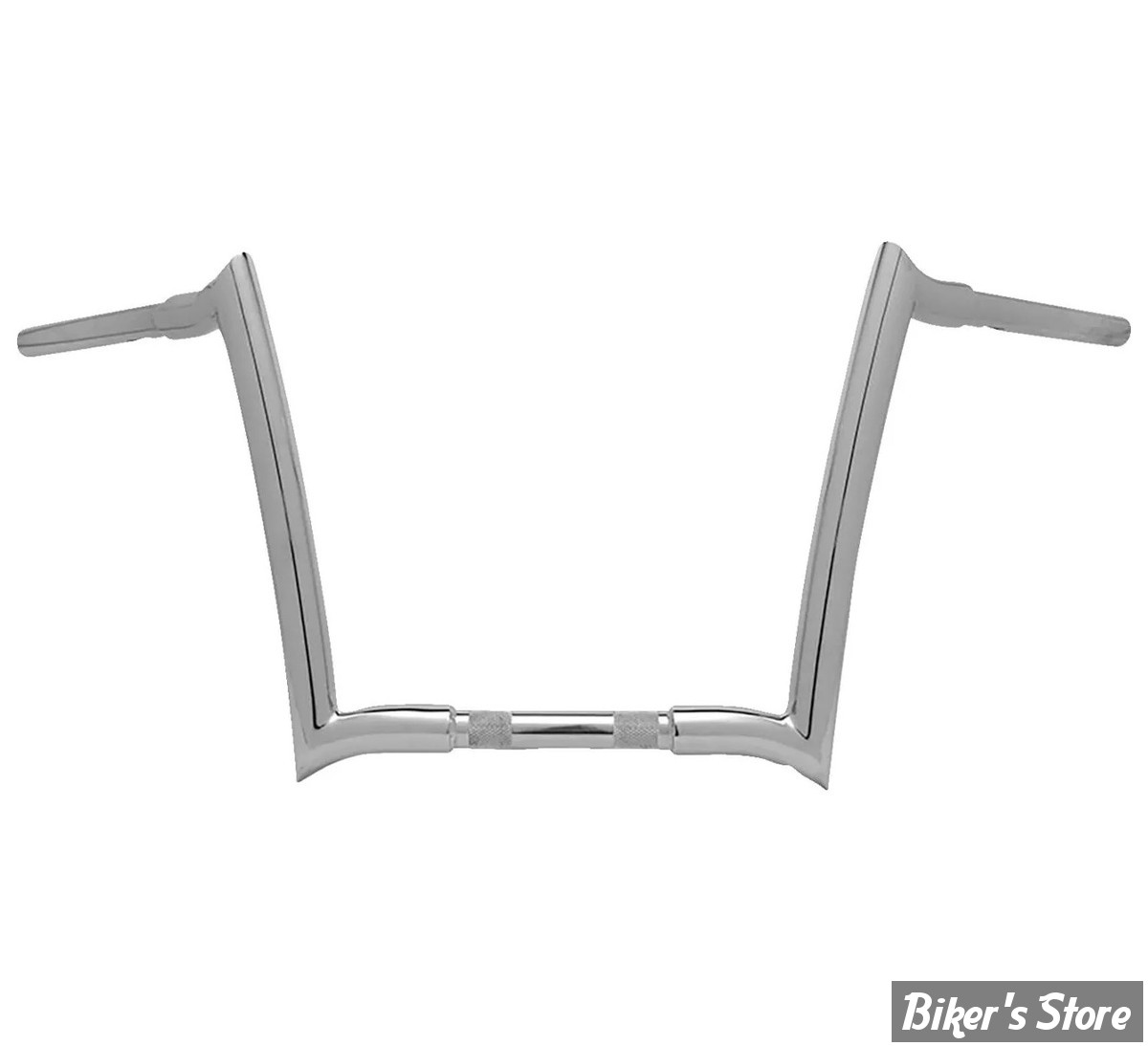 - GUIDON PAUL YAFFE BAGGER NATION - 1 1/4" MONKEY DRAG BARS - TOURING FLHR 99UP / FLTR 99/13 - HAUTEUR : 25.50CM - CHROME