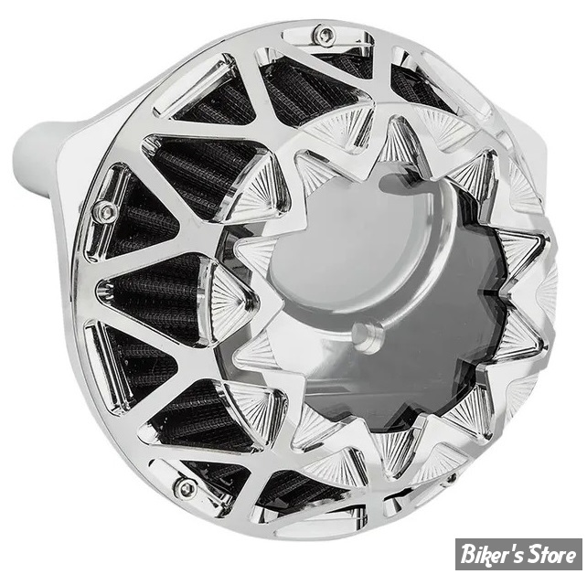 FILTRE A AIR - ARLEN NESS - TOURING 02/07 / SOFTAIL 01/15 / DYNA 04/17 / TWINCAM CARBU CV 99/06 - CROSSFIRE - CHROME - 600-050